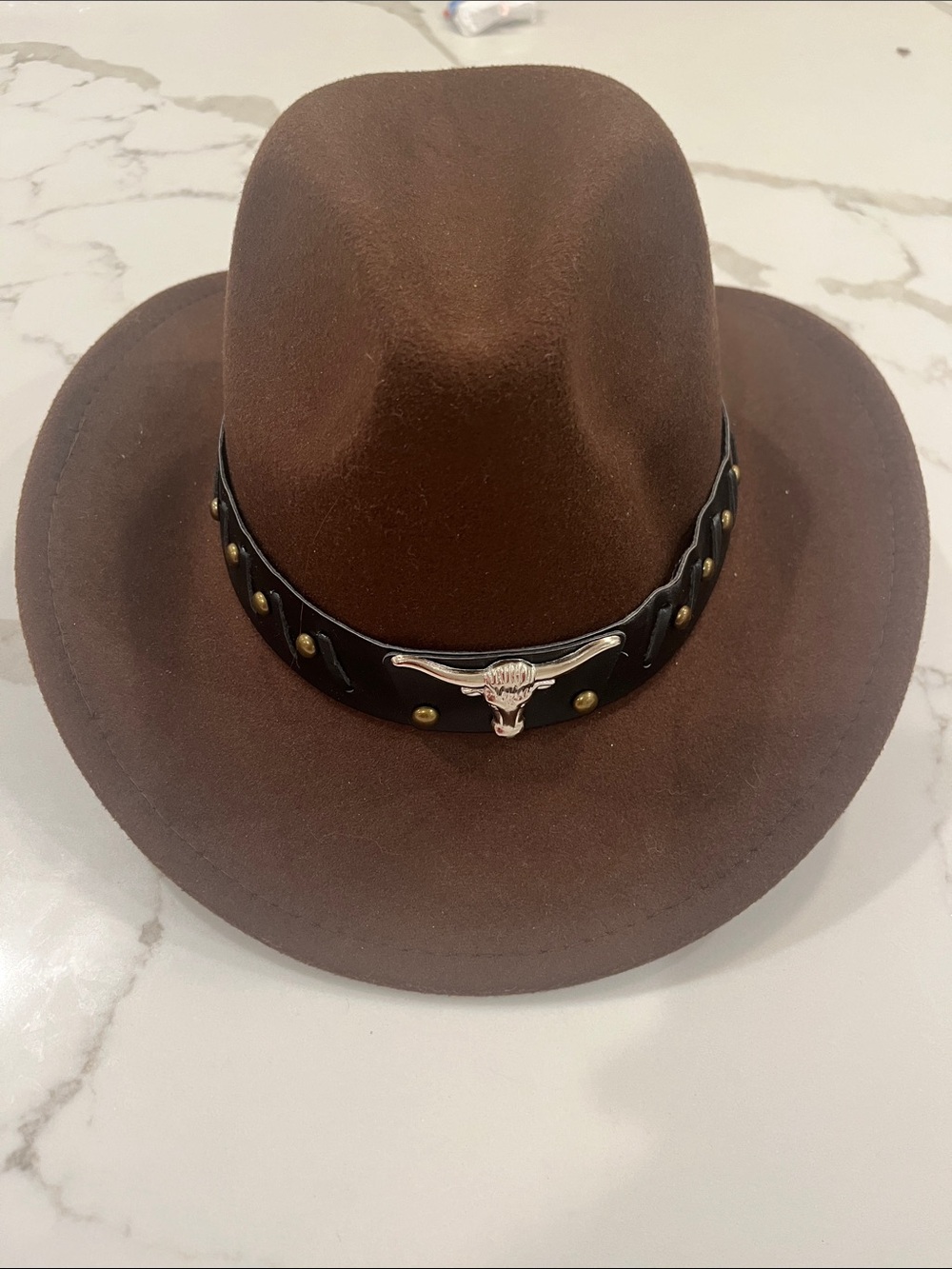 Brown Unisex Cowboy Hat